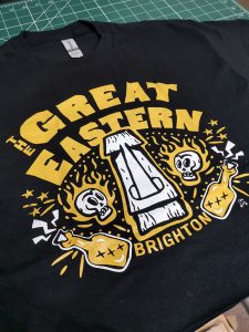 Great Eastern screenprint shirt