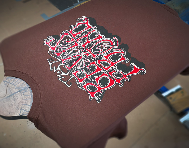 band merch screen printing company