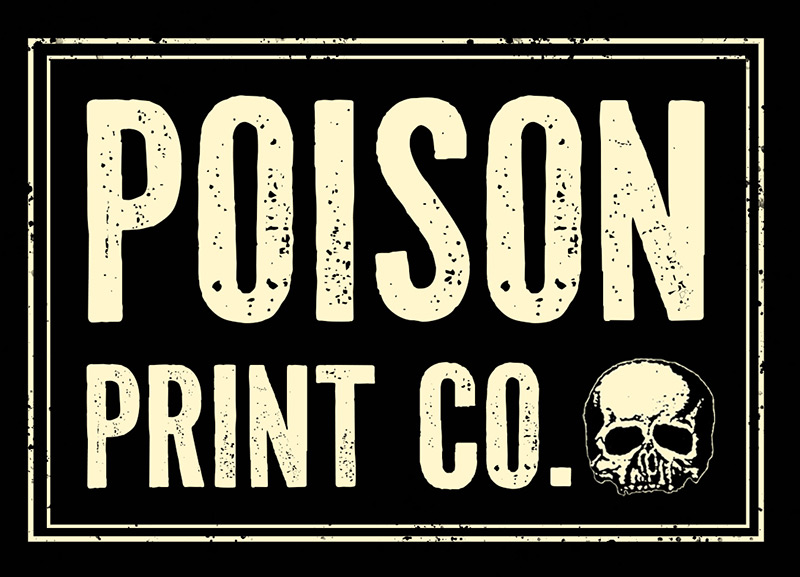 contact Poison Print co merchandise printers
